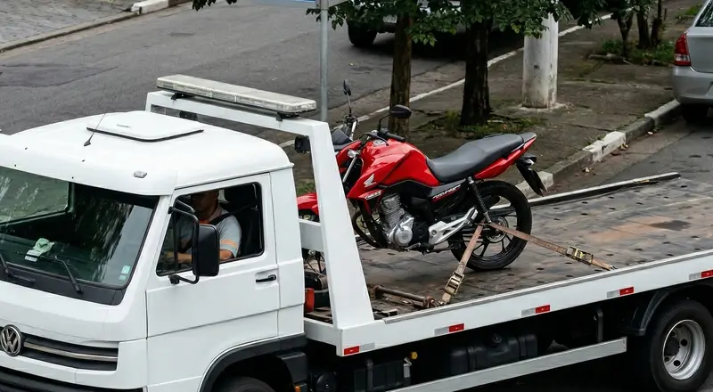Reboque de moto em Santo André – guincho especializado para motocicletas